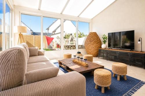 Maison familiale 8 pers Billard jardin privatif - Location saisonnière - Quiberon