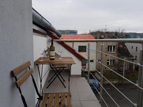Balcony/terrace, Apartments Anna and Ondra in Prague 11