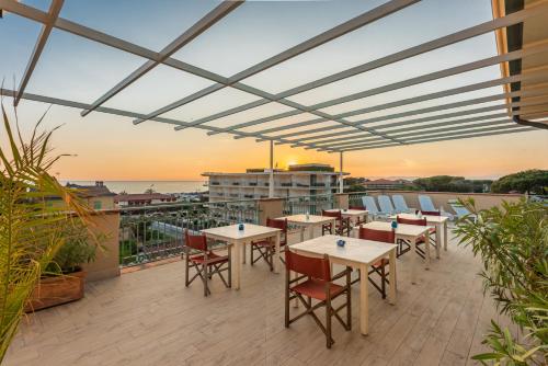 balkon/terras, President Hotel in Forte Dei Marmi