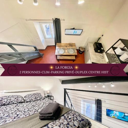 La Forgia - Parking privé, Clim, Duplex, 2 personnes - Location saisonnière - Istres