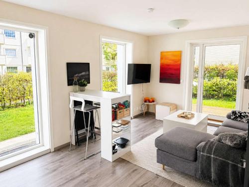 JM7 - 1BR Garden Apartment Bergen – khách sạn tại Suburb