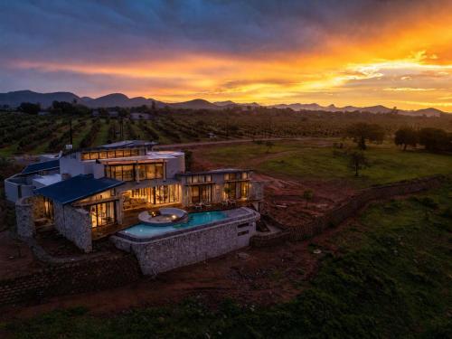 Viesnīcas āriene, Izakithi River Villa in Matsulu