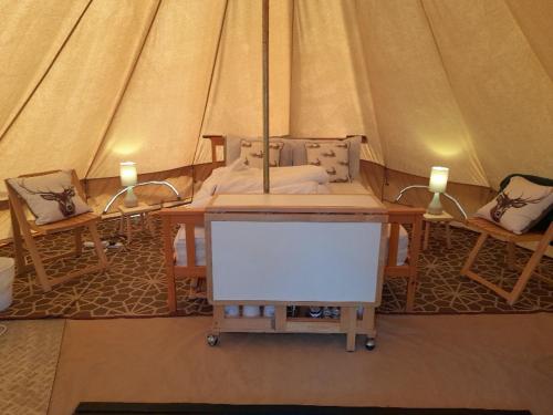 Glamping Bell Tent in Norton St Philip