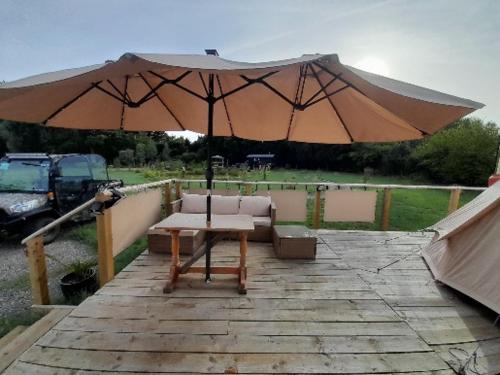 Glamping Bell Tent in Norton St Philip