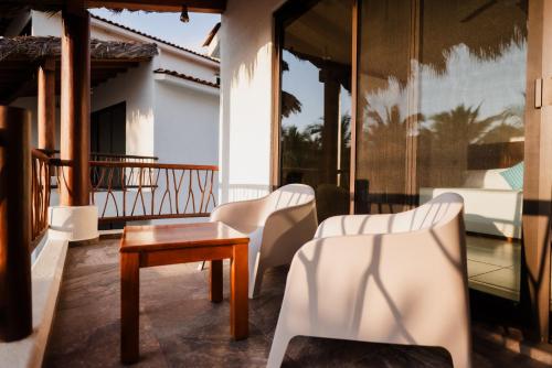 Erkély/terasz, Hotel Portofino in Barra De Potosi