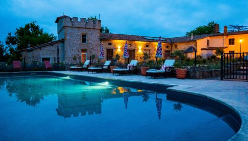 Luxury Gites de Chateau Mirabel - Latour - with saltwater swimming pool and AC