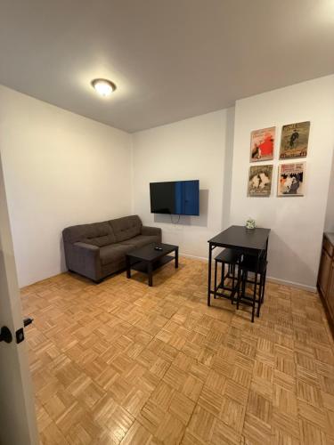Shared lounge/TV area, great HOME apt in NEW YORK NEXT TO TIME Square in Greenwich Village