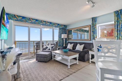 Beautifully Renovated Oceanfront 2 BR Condo with Oversized Balcony! Bay Watch 509 in Myrtle Beach, USA