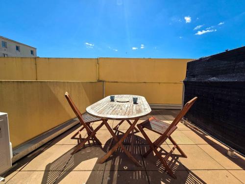 Studio cabine climatisé proche plage - 4 pers. - FR-1-880-94