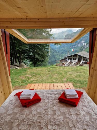 Skats, Glamping Alpe Campo Rimasco in Rimasco