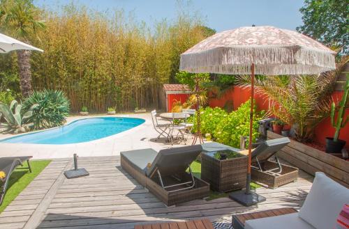 Villa Paloma climatisée, avec piscine au sel