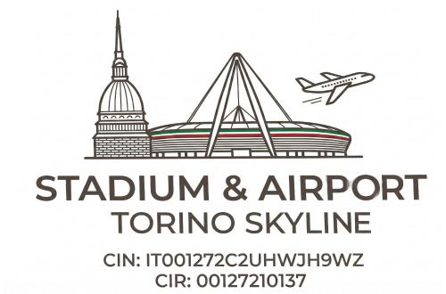 Stadium & Airport Torino Skyline