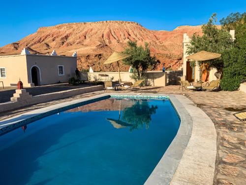 Swimming pool, Dar Bikouch in Ait Benhaddou