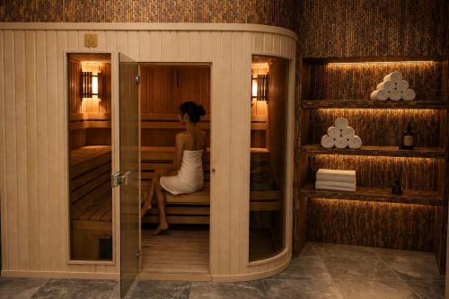 Sauna, Eighty Eight Deluxe Hotel & Spa in Tsaghkadzor