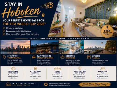 Garden Street Retreat Close To NYC sleeps 6 in Hoboken, USA