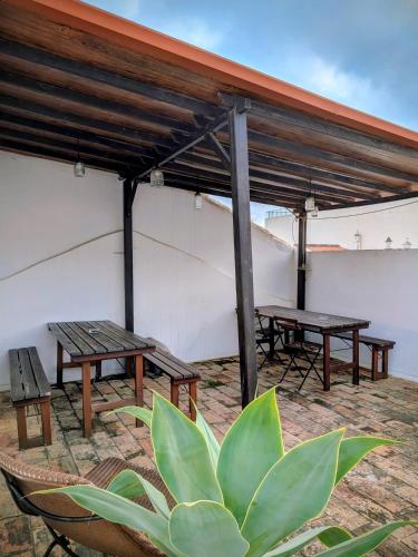 parveke/terassi, Orange3 Hostel in Lagos