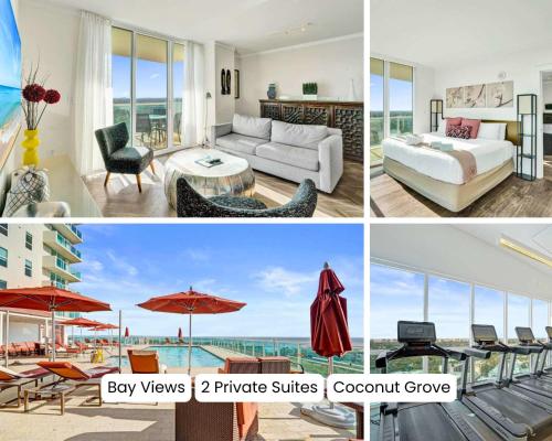 2BR apartment at the Arya Amazing bay views – khách sạn tại Coconut Grove