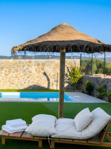 Chalet con piscina cerca de la playa