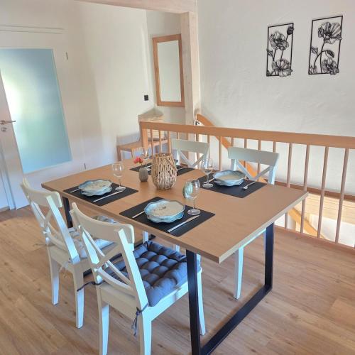 Iekārtas, Idyllische Ferienwohnung am Viadukt in Schmolln-Putzkau