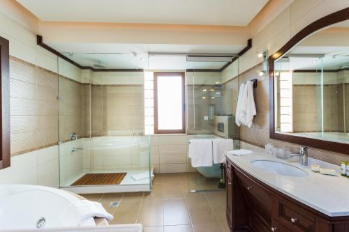 Shower, Cavo Seaside Suites in Nikiforos Fokas