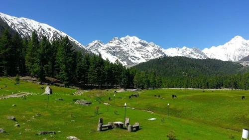 Restaurant, Rama lake view hotel and restaurant  in Northern Areas Pakistan