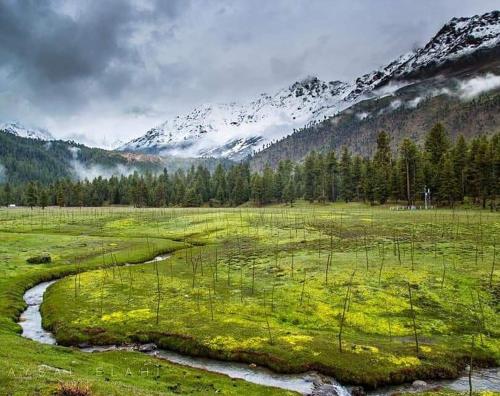 Exterior view, Rama lake view hotel and restaurant  in Northern Areas Pakistan