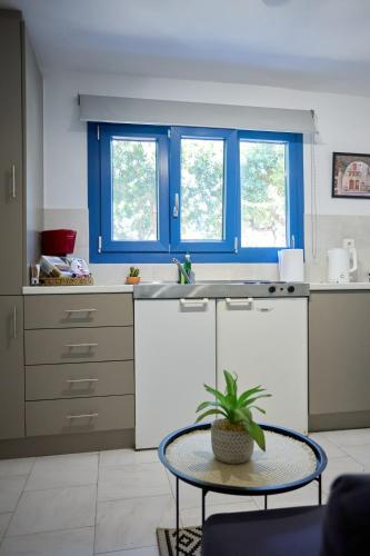 virtuve, Thea Apartments in Emporios