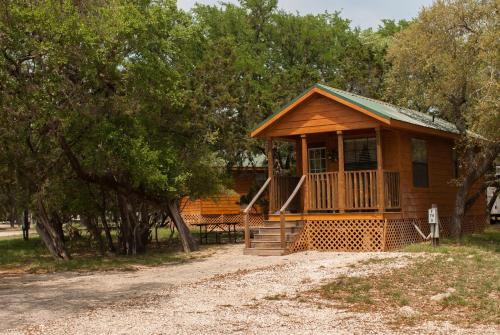 Medina Lake Camping Resort Cabin 3 in Lakehills, USA