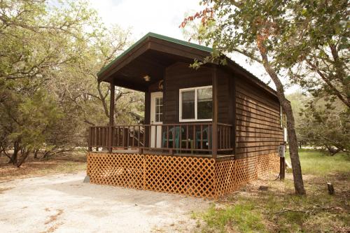 . Medina Lake Camping Resort Studio Cabin 2