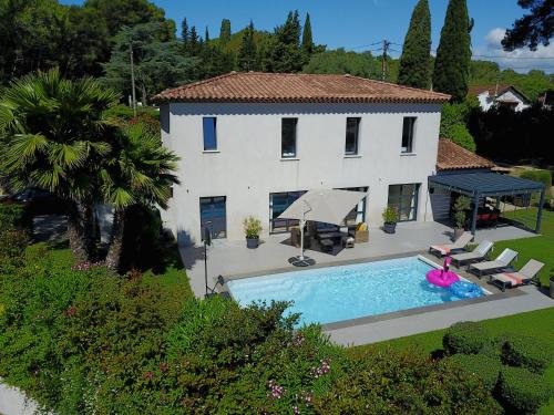 Villa Les Jasmins - Le Cannet-Vallauris - Modern with AC, ideal for fun and work