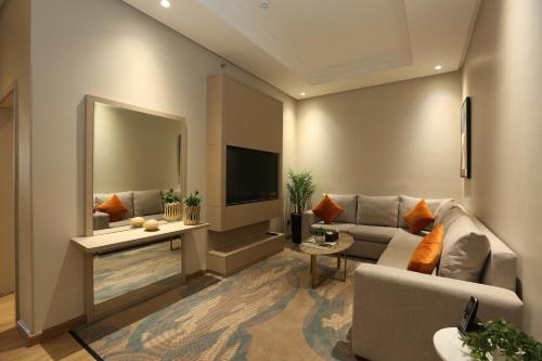 المرافق, شقق بوابة النخيل للشقق الفندقية (Palm Gate Hotel Suites) in المعذر