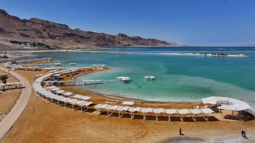 Beach, The Lowest Place on Earth B&B in South Dead Sea