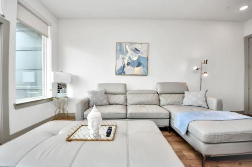 Houston Luxury Apartment Features a rooftop pool city views and king-size beds in Houston