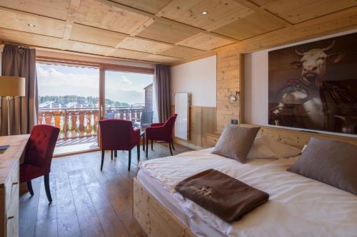 razgled, Hotel Etrier in Crans Montana