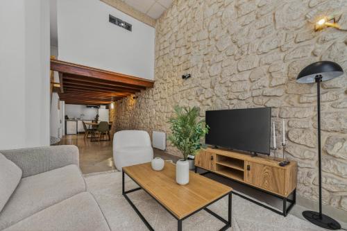 Paris aux portes du Marais, duplex de caractère avec 2 chambres