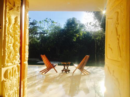 Exterior view, Hotel Casa Maya Calakmul in Chicanna