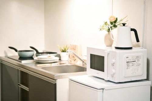 Kitchen, AYA Residence 梅田 Umeda 1 Station Juso 徒歩6min 京都神戸直通アクセス in Juso