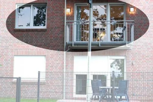 Bunte Kuh in Norddeich, Deutschland
