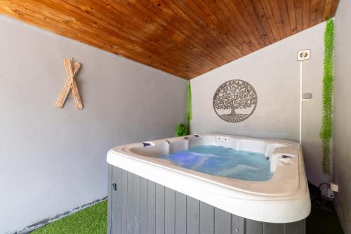 Grange des 2 Cols - Jacuzzi - Jardin in Campan