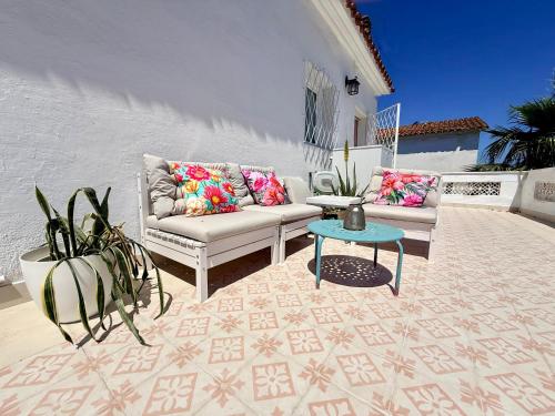 Erkély/terasz, La Casa mediterránea de Sonia (La Casa mediterranea de Sonia) in Premia de Mar (Maresme)