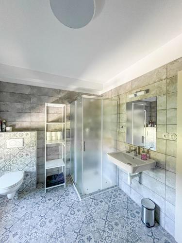 Bathroom, Apartman Prosec-Oboriste in Dubovice