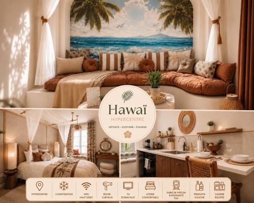 LE HAWAII, city center, air conditioning – khách sạn tại Khac