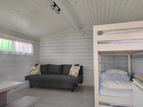 1 bunk bed, 1 sofa bed