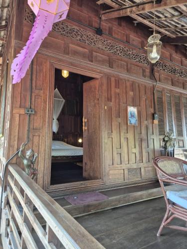Erkély/terasz, Teak House Homestay II in Hang Dong
