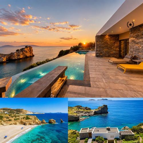 Sea Access Heated Pool Sea gîte à louer Ágios Pávlos