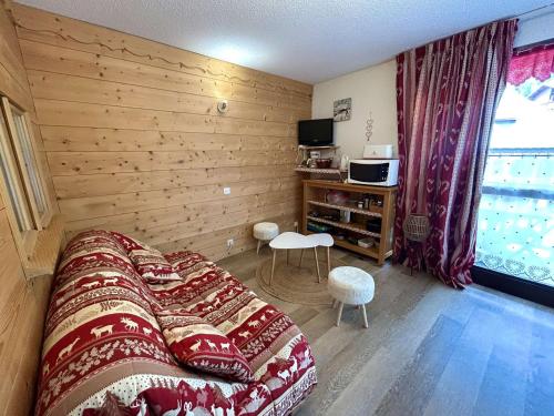 Studio cabine spacieux 4 pers, proche pistes et village, balcon et parking, Arêches-Beaufort