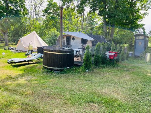 Fürdőszoba, Muhu Leeni Glamping in Võlla