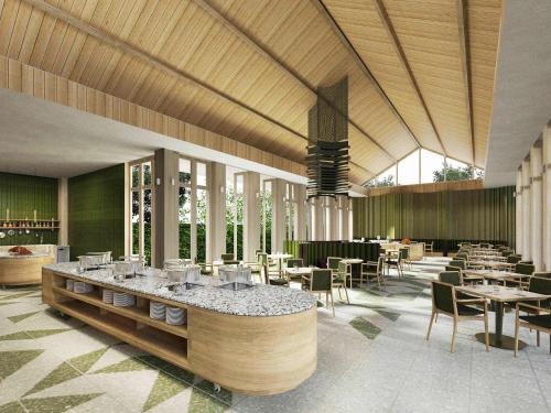 مطعم, Mercure Rayong Lomtalay Villas & Resort in رايونغ