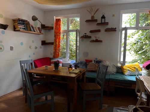 공용 라운지/TV 시청 구역, Just a Hostel in 소조폴