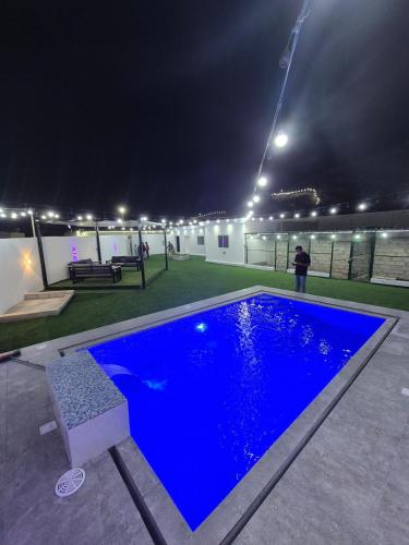 Swimming pool, شاليه روز حتا - Hatta Rose Chalet in Sinadil